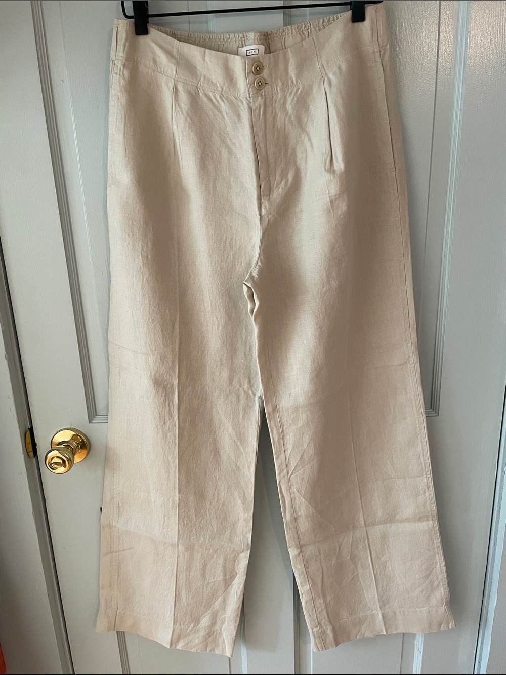 AYR Women’s  The Supremo Trouser Pant  Linen Medium NWOTS
